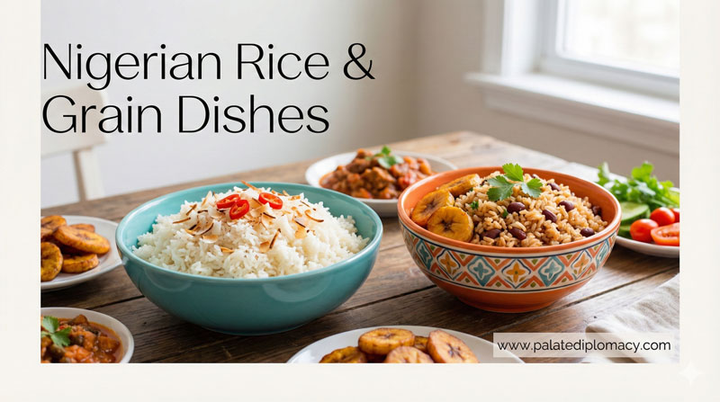 Rice and Beans Reflect Nigerian Food Culture